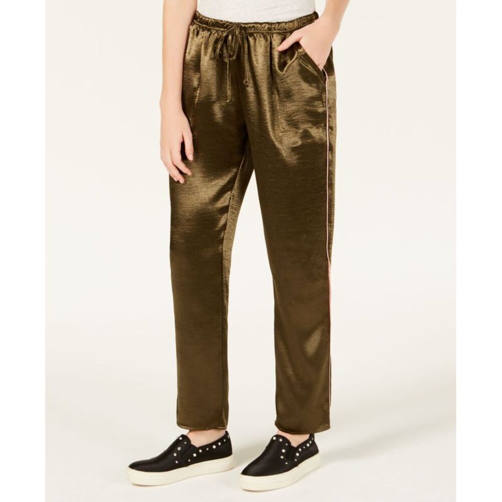 Material Girl Juniors Satin Varsity Stripe Pants